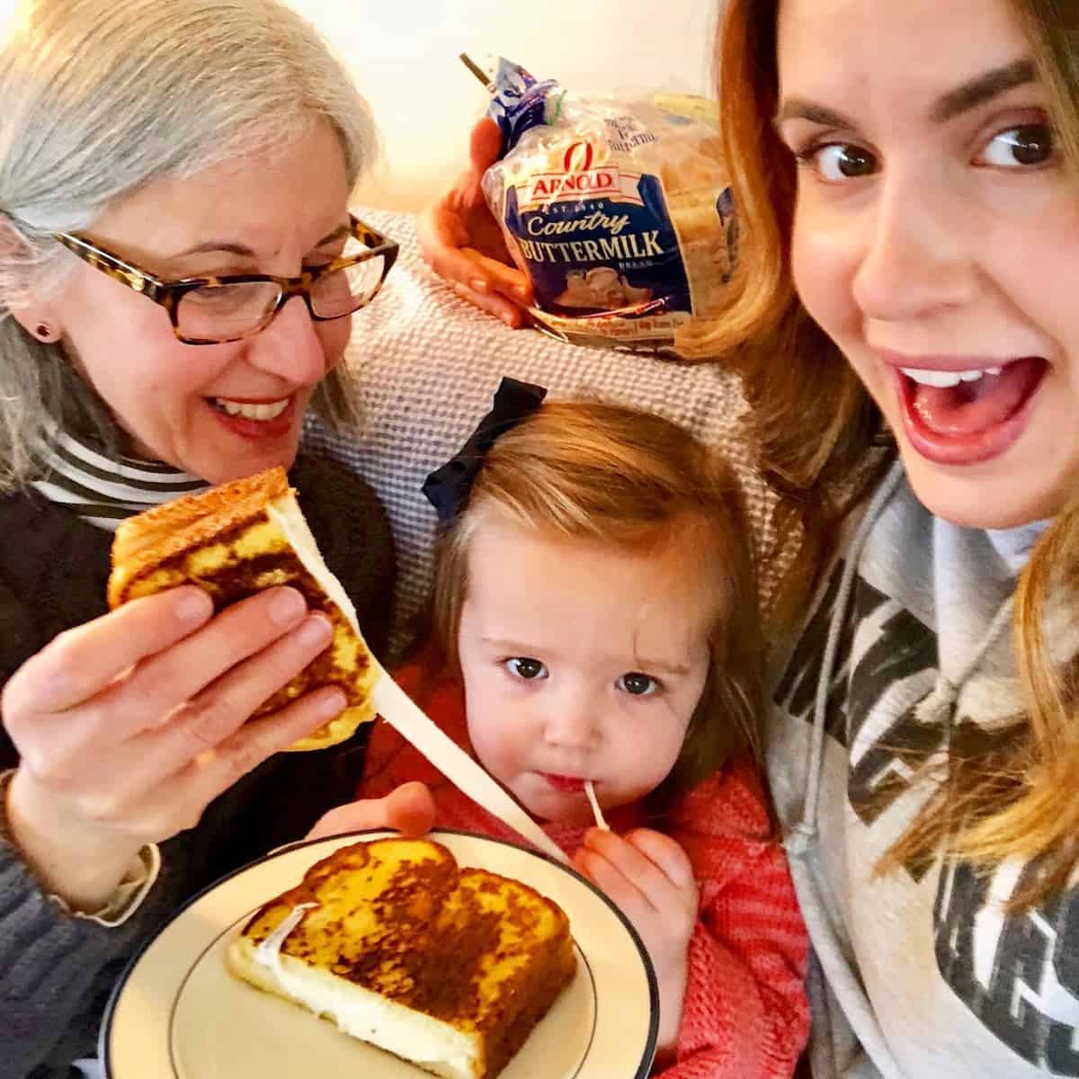 3 generations and our winning grilled cheese