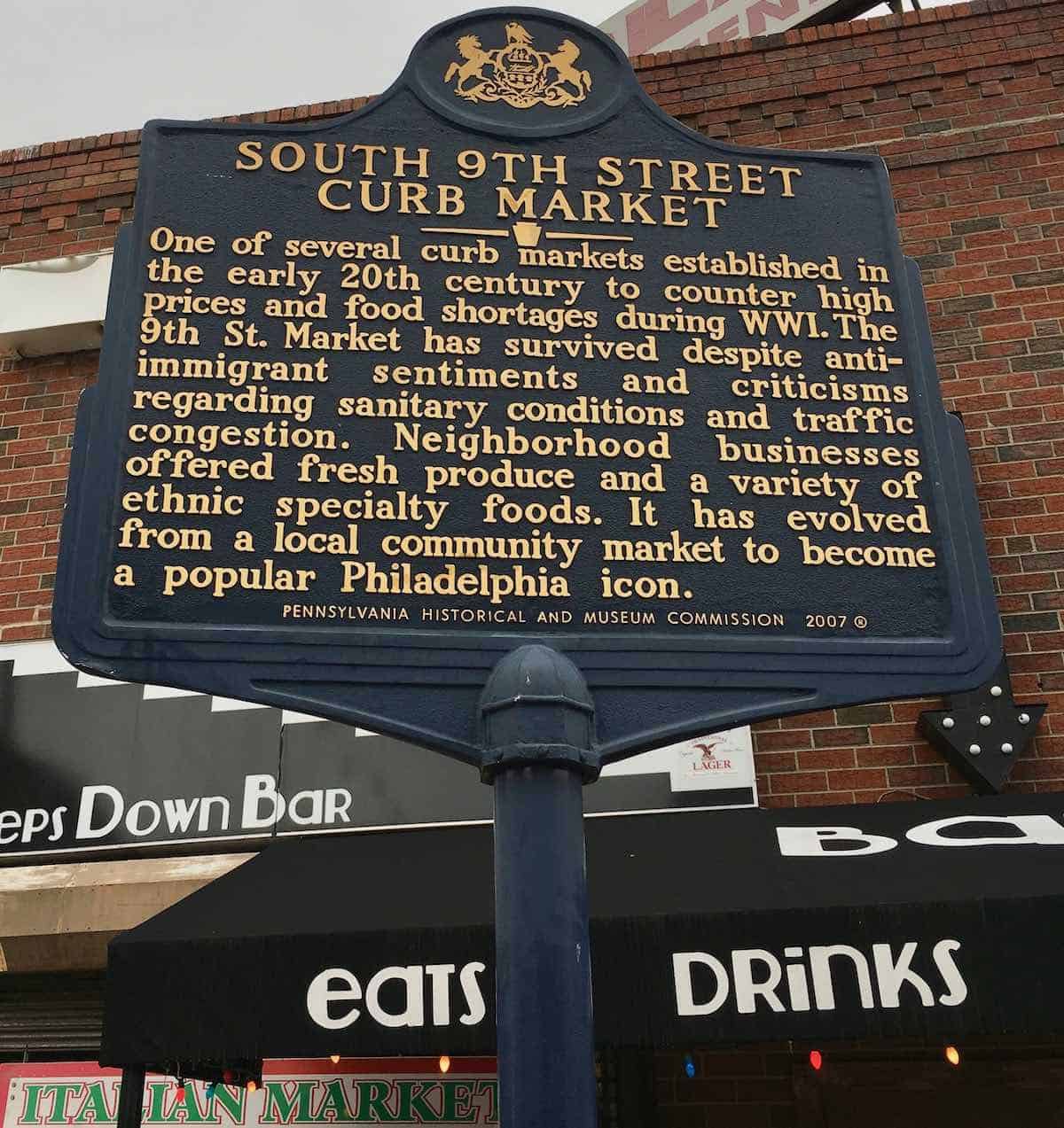 market sign